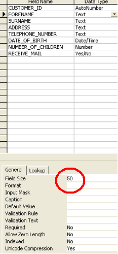 field length